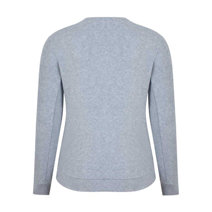 Light Grey - Back - Gelert Womens-Ladies Embroidered Fleece Sweatshirt