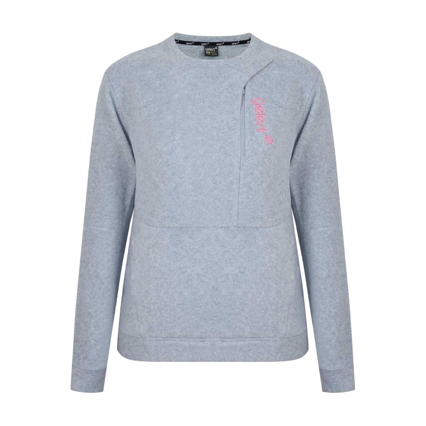 Light Grey - Front - Gelert Womens-Ladies Embroidered Fleece Sweatshirt