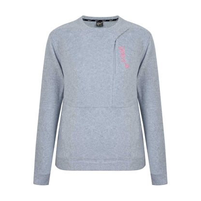 Light Grey - Front - Gelert Womens-Ladies Embroidered Fleece Sweatshirt