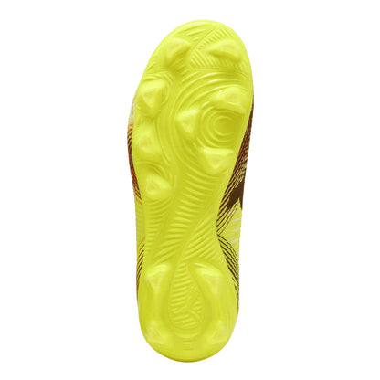 Yellow - Pack Shot - Puma Childrens-Kids Future Firm Ground Football Boots