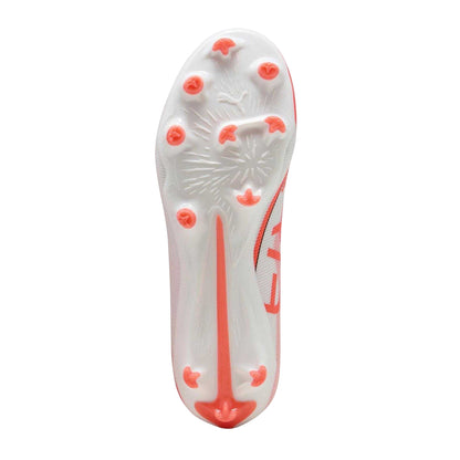 Puma White-Orange - Pack Shot - Puma Childrens-Kids Ultra Pro Firm Ground Football Boots