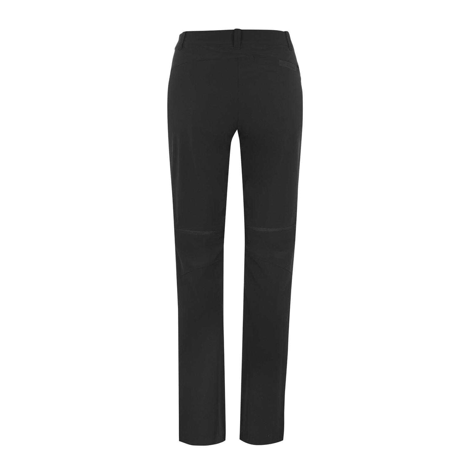 Black - Back - Mammut Womens-Ladies Straight Leg Hiking Trousers