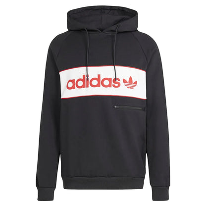 Black - Front - Adidas Mens NY Hoodie