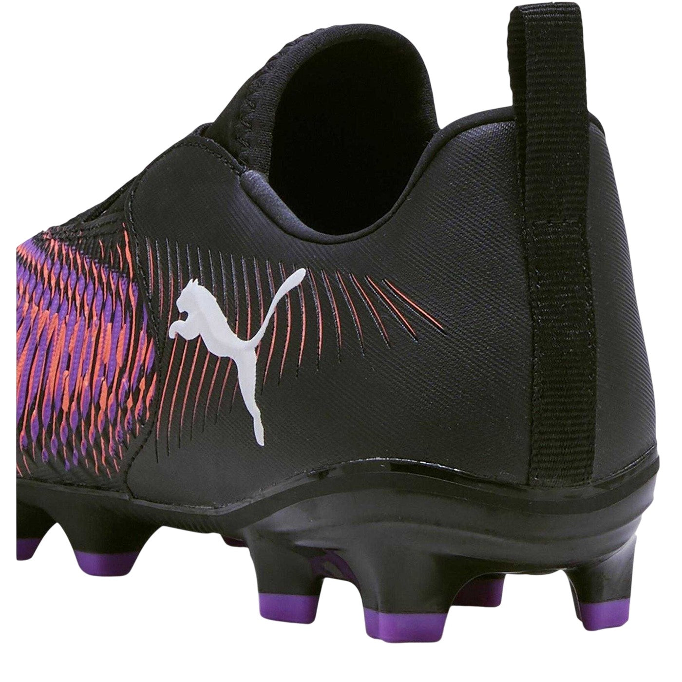 Puma Black-Purple - Lifestyle - Puma Childrens-Kids Future Match Firm Ground Football Boots