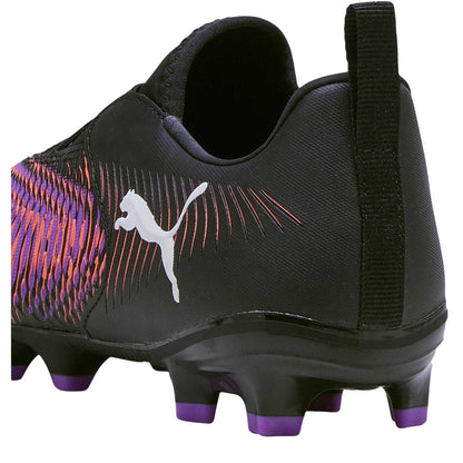 Puma Black-Purple - Lifestyle - Puma Childrens-Kids Future Match Firm Ground Football Boots
