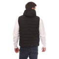 Black - Back - Weekend Offender Mens Berg Lake Hooded Gilet