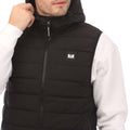 Black - Side - Weekend Offender Mens Berg Lake Hooded Gilet