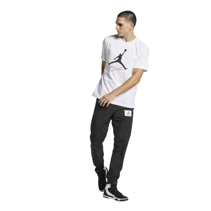 White-Black - Lifestyle - Nike Mens Jordan Flight Jump Regular T-Shirt