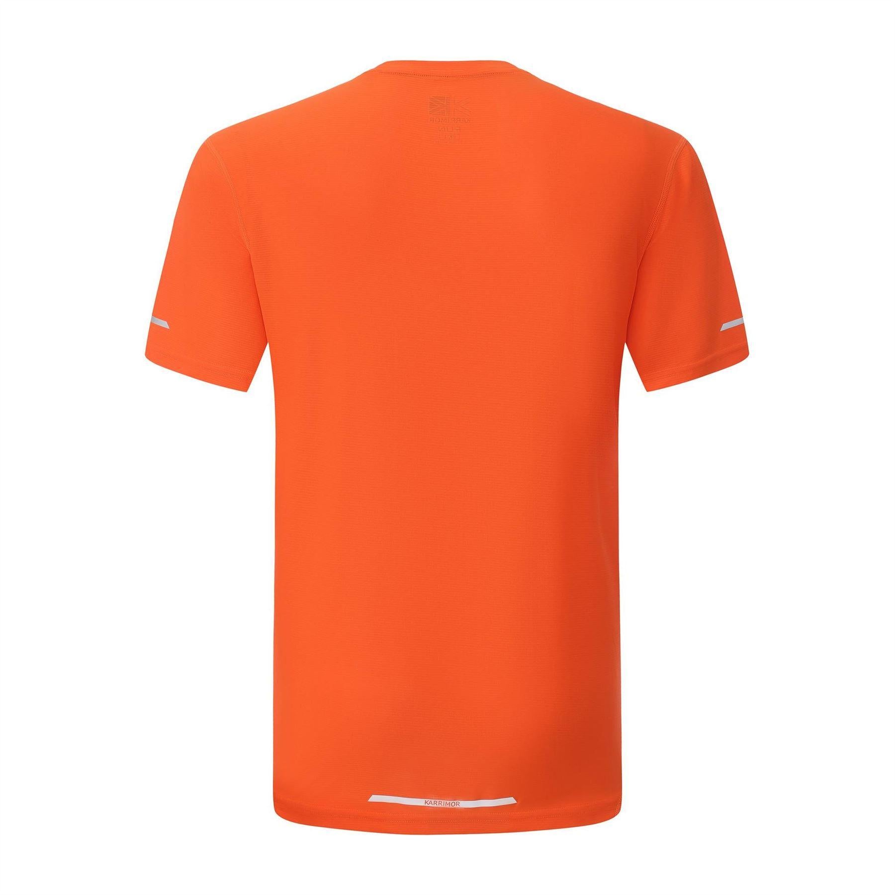 Fire Orange - Back - Karrimor Mens Running T-Shirt