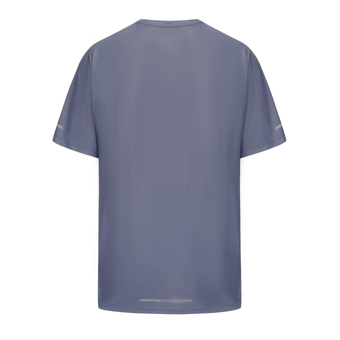 Stone Grey - Back - Karrimor Mens Running T-Shirt