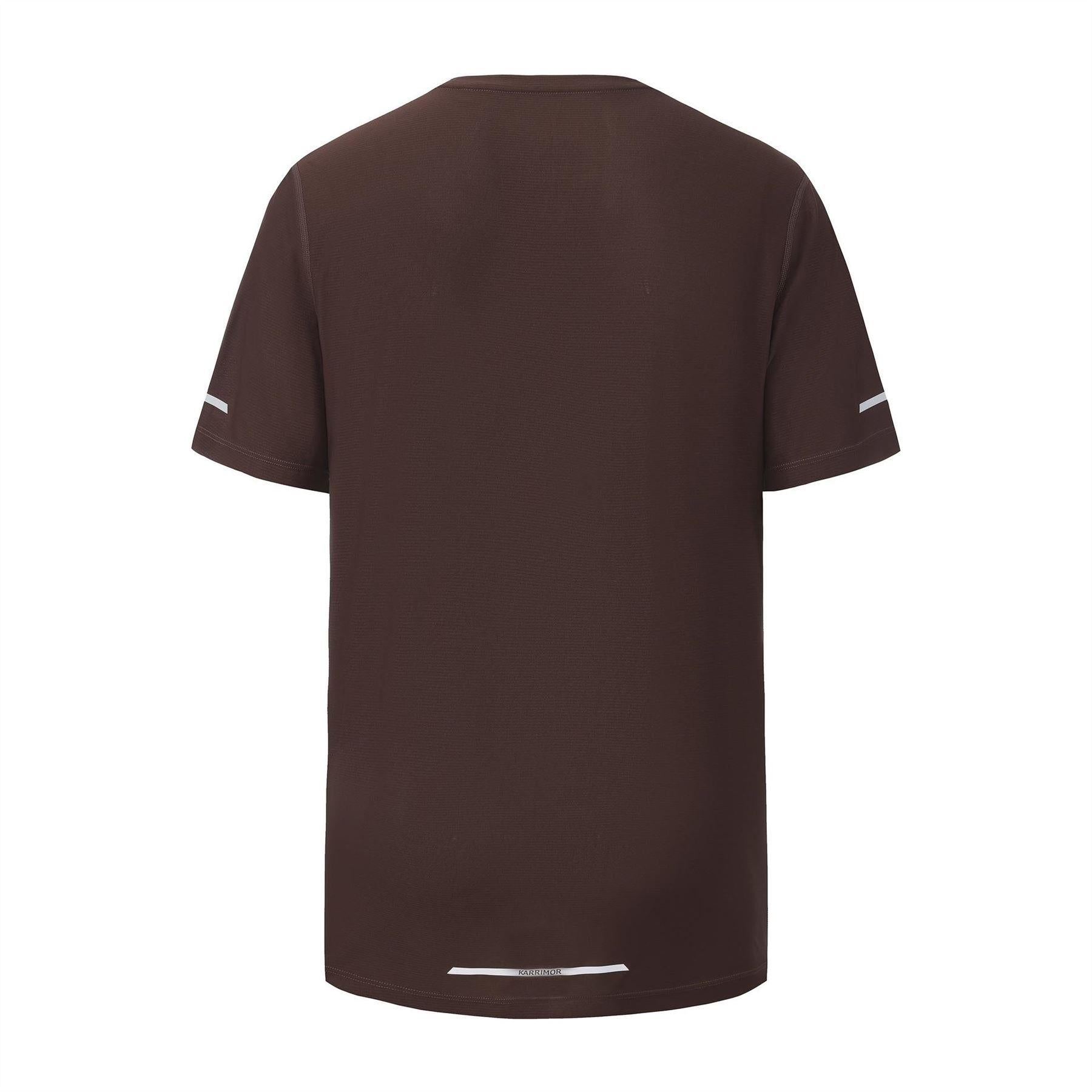 Chocolate Brown - Side - Karrimor Mens Running T-Shirt