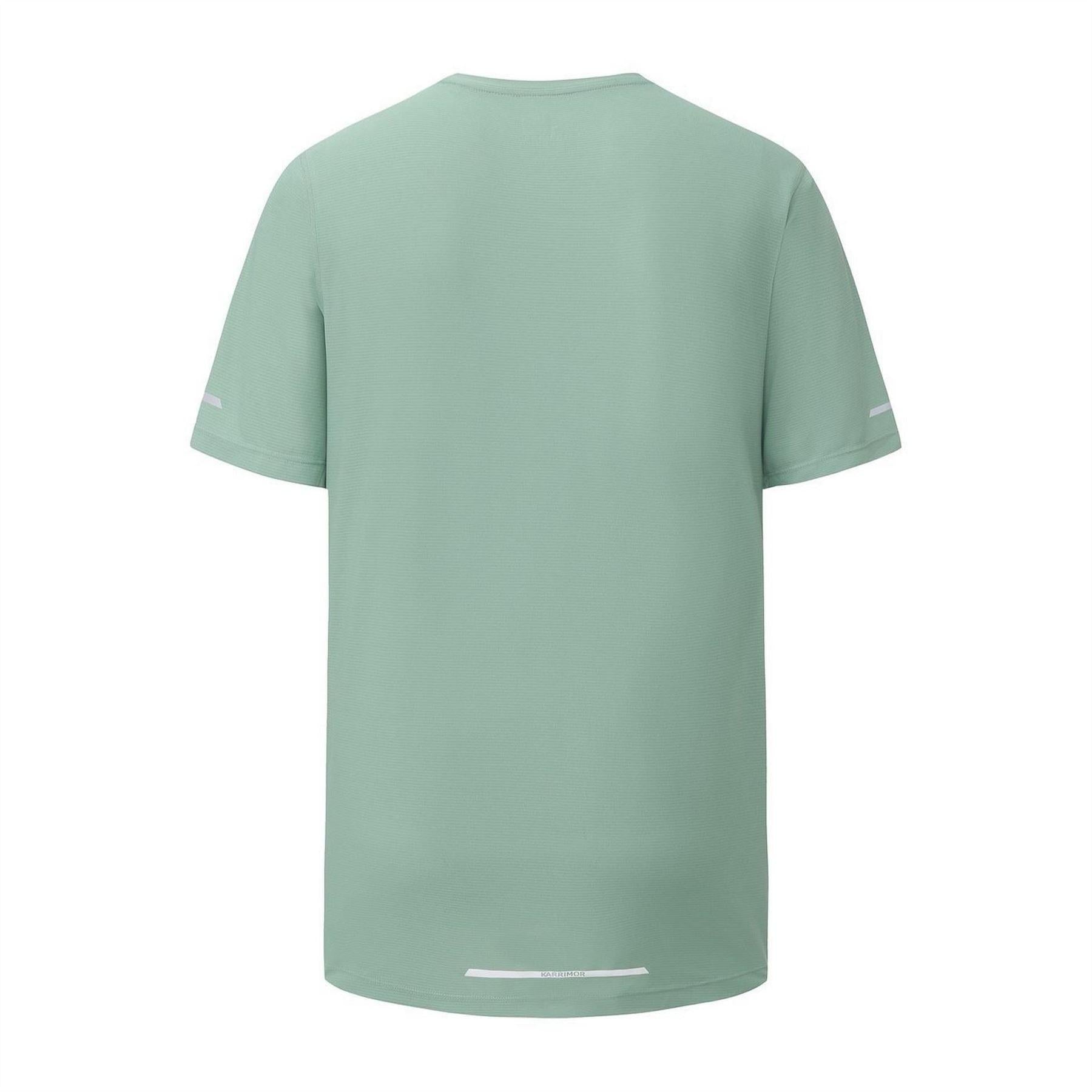 Sage Green - Side - Karrimor Mens Running T-Shirt