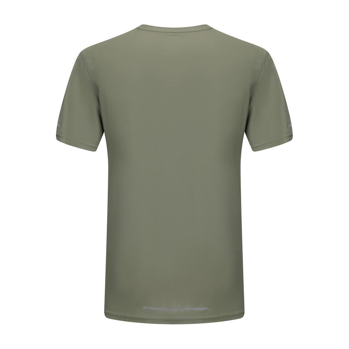 Khaki Green - Back - Karrimor Mens Running T-Shirt