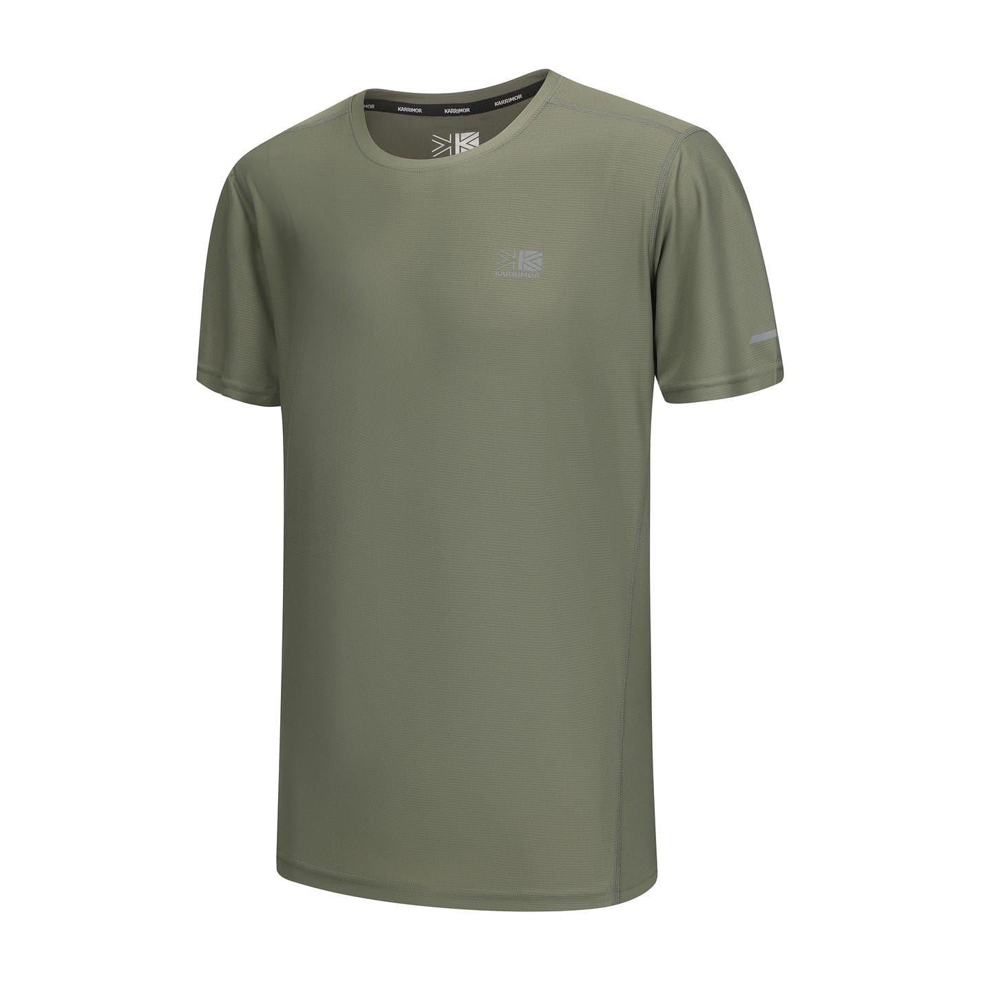Khaki Green - Side - Karrimor Mens Running T-Shirt