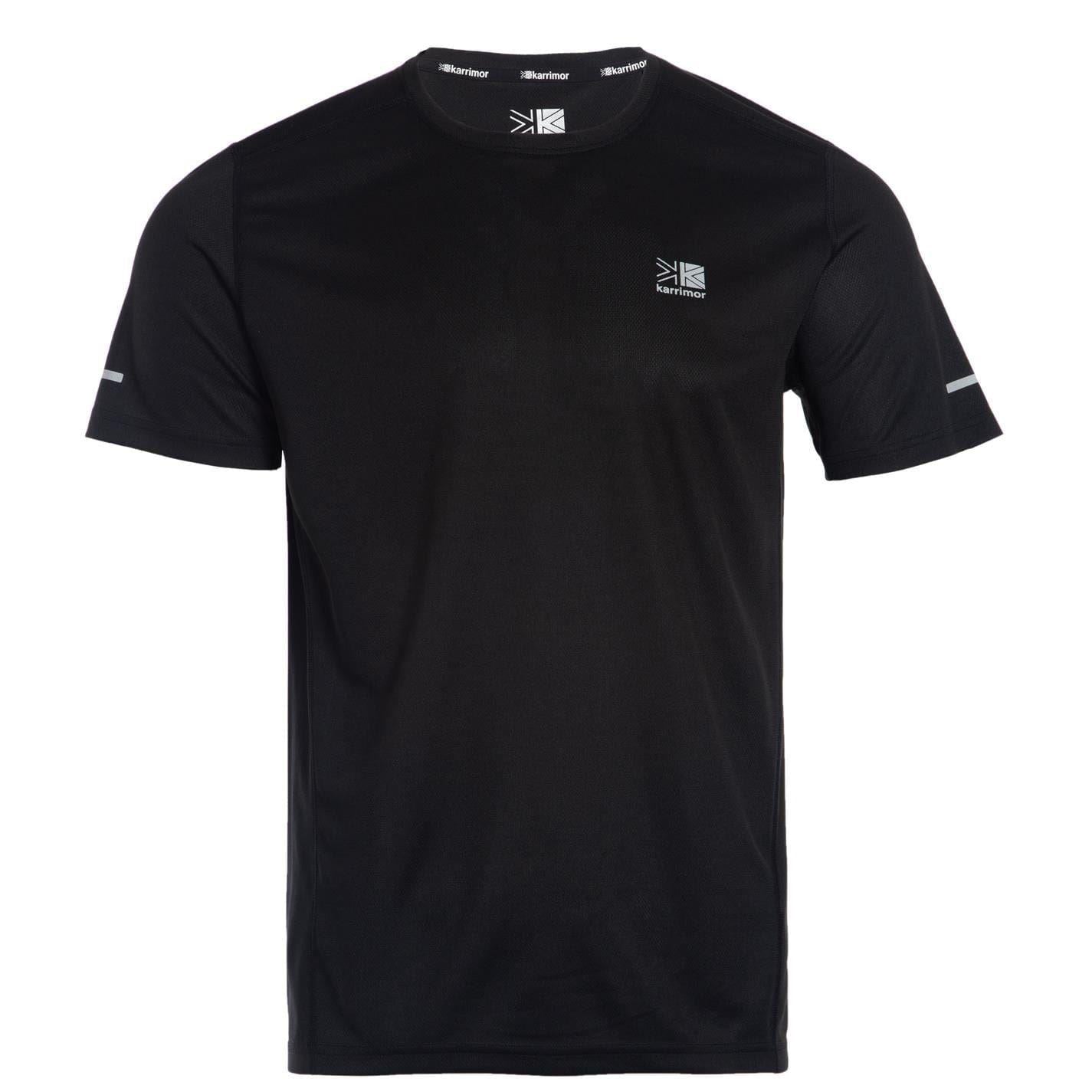 Black - Front - Karrimor Mens Running T-Shirt