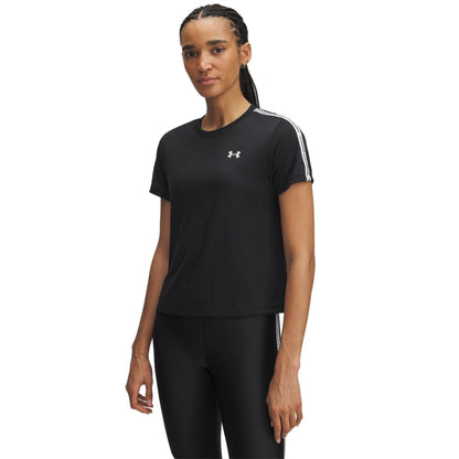 Black - Front - Under Armour Womens-Ladies Tech Lightweight T-Shirt