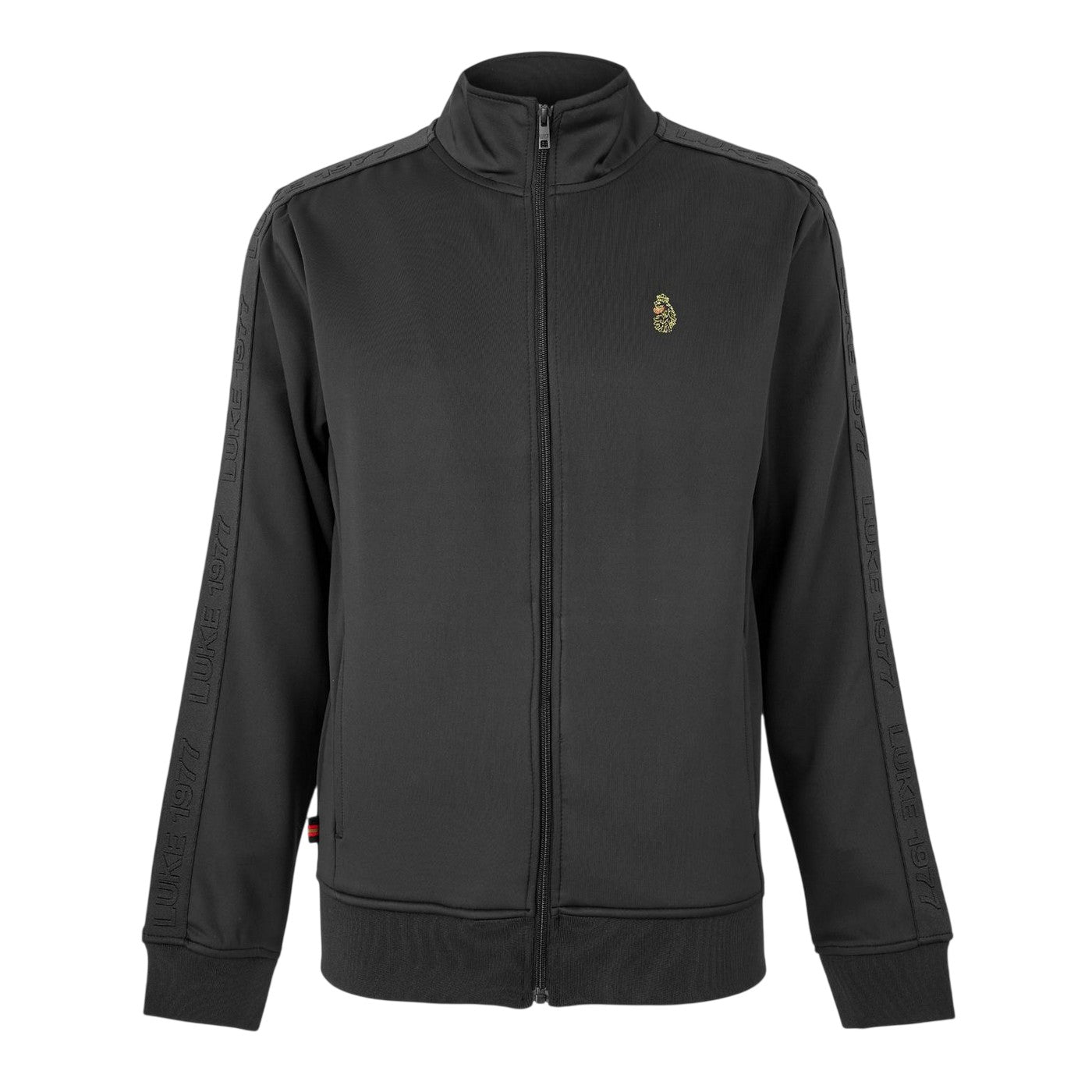 Black - Front - Luke 1977 Mens Trico Regular Track Jacket