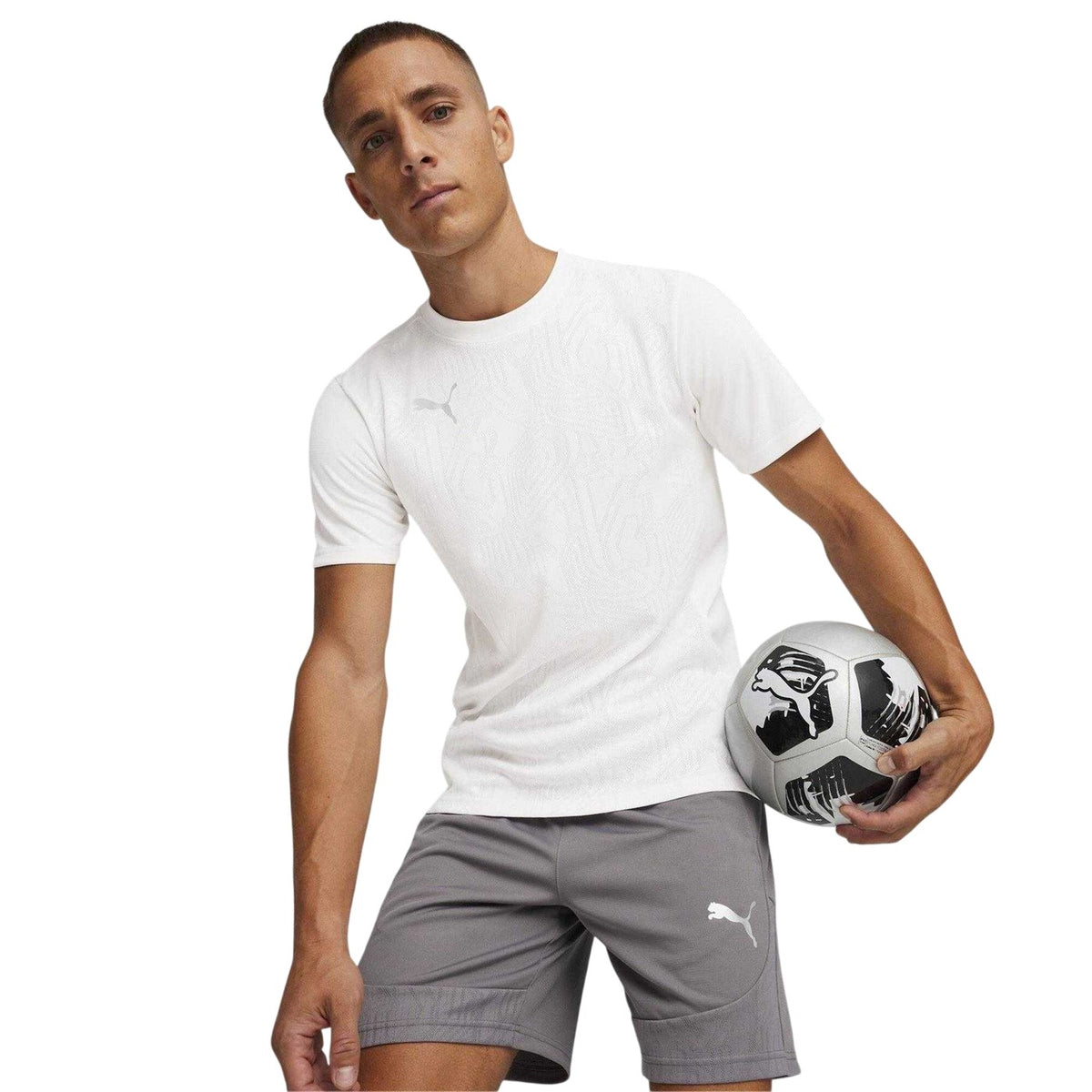 Puma White - Lifestyle - Puma Mens TeamFinal Training T-Shirt