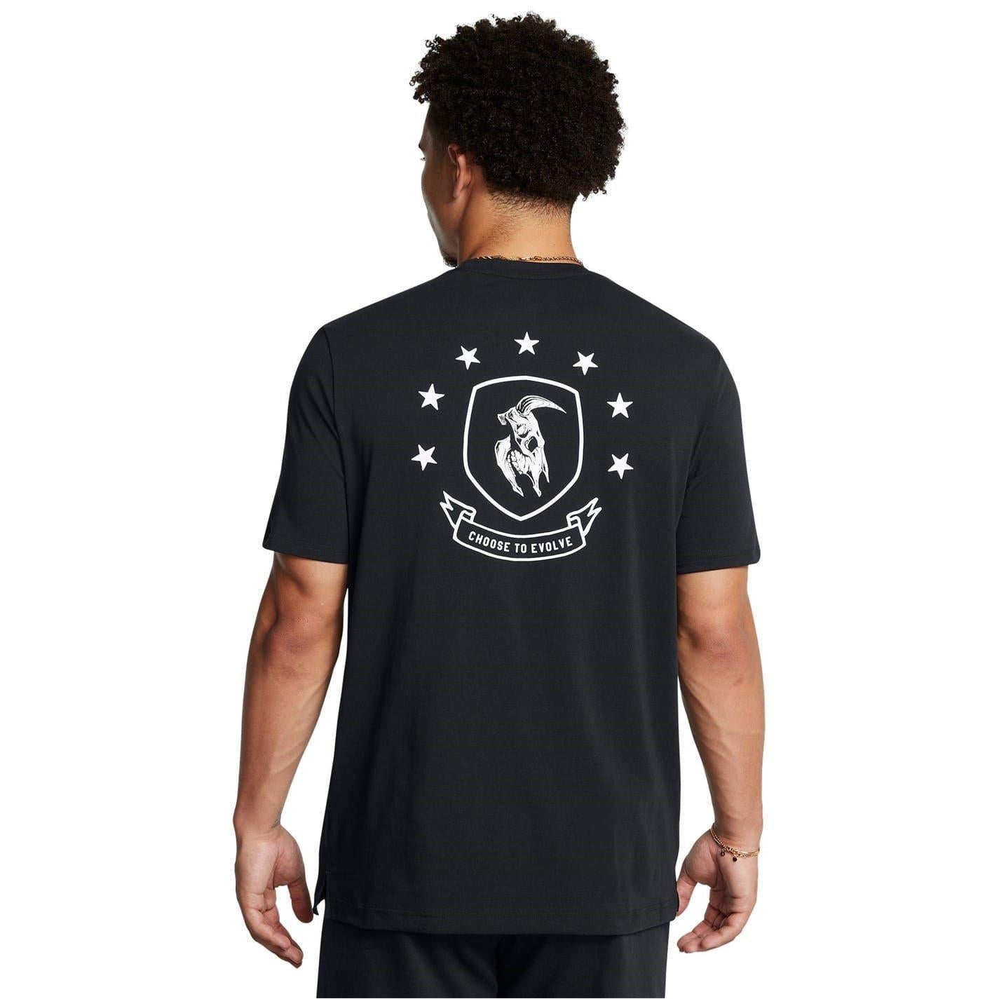 Black - Lifestyle - Under Armour Mens Project Rock T-Shirt
