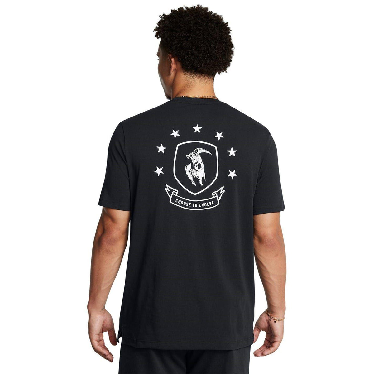 Black - Lifestyle - Under Armour Mens Project Rock T-Shirt