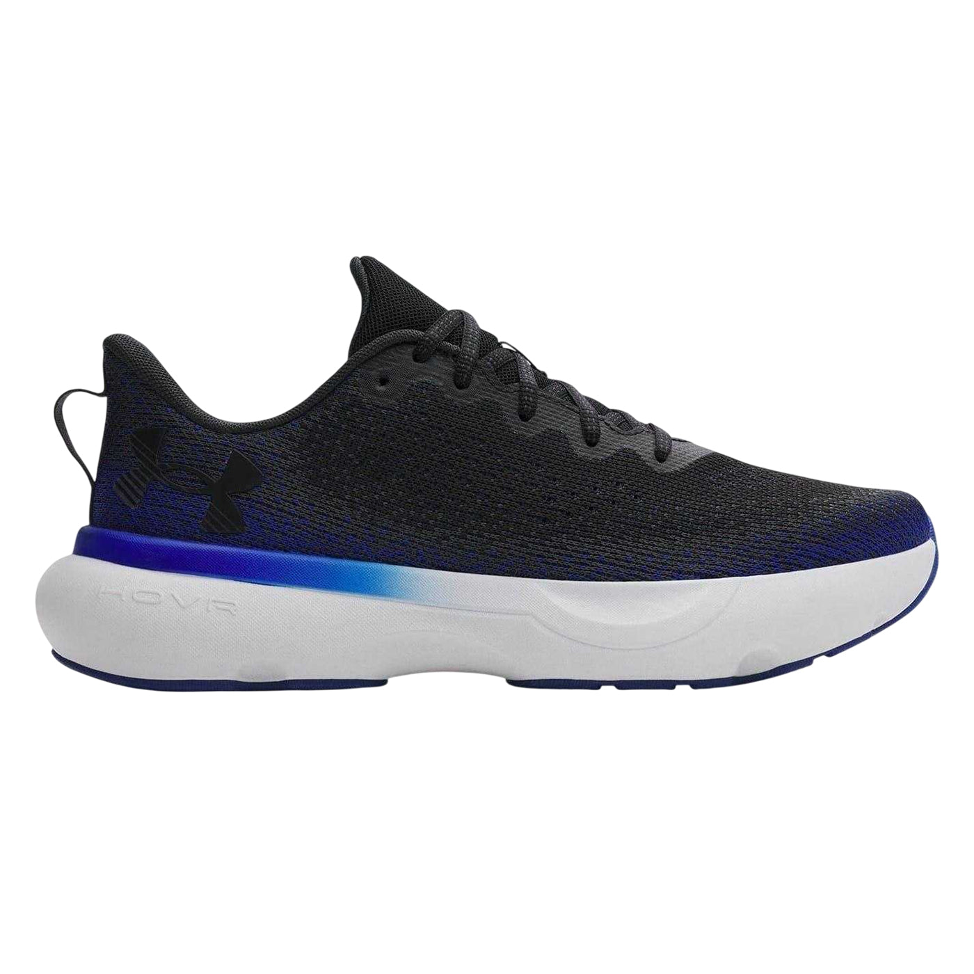Black - Side - Under Armour Mens Infinite Lace Up Running Shoes