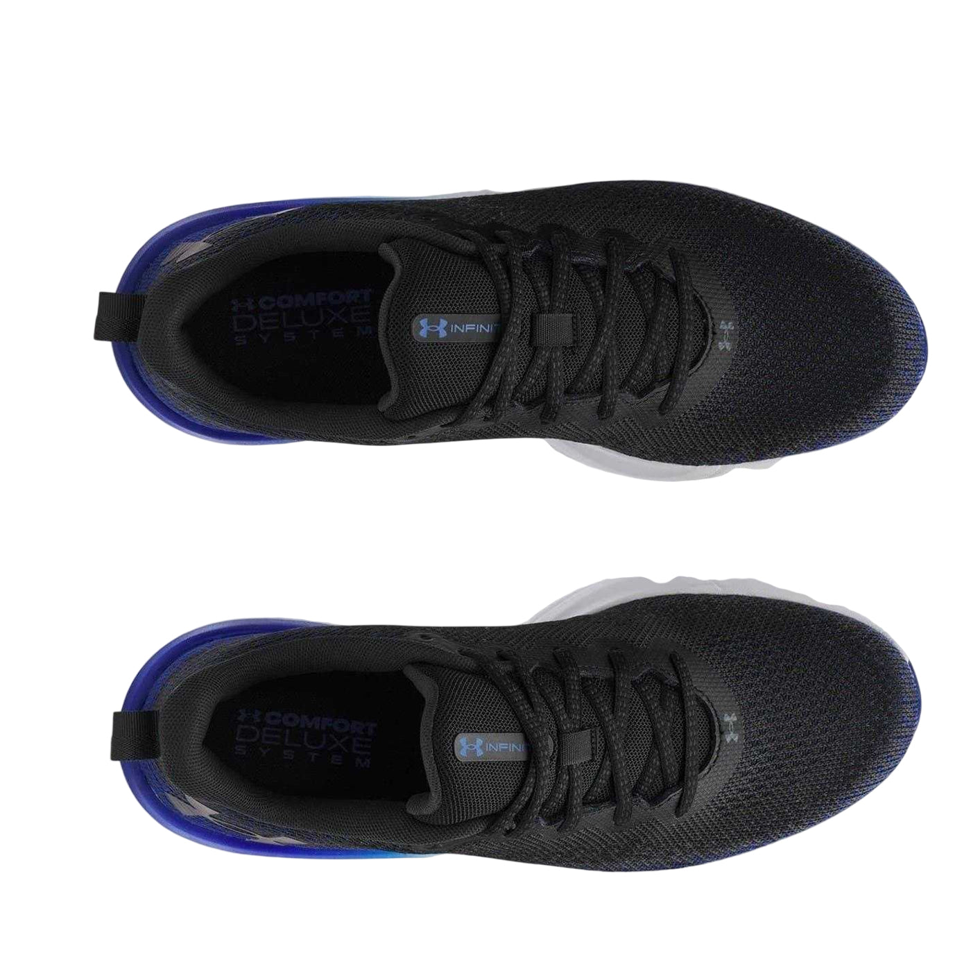 Black - Pack Shot - Under Armour Mens Infinite Lace Up Running Shoes