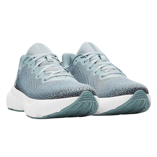 Green - Front - Under Armour Mens Infinite Lace Up Running Shoes