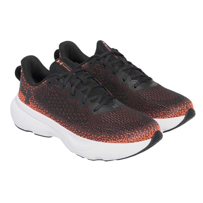 Black-Red-White - Front - Under Armour Mens Infinite Lace Up Running Shoes