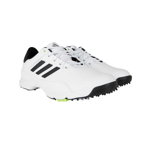 White - Front - Adidas Mens Golflite Spiked Golf Shoes