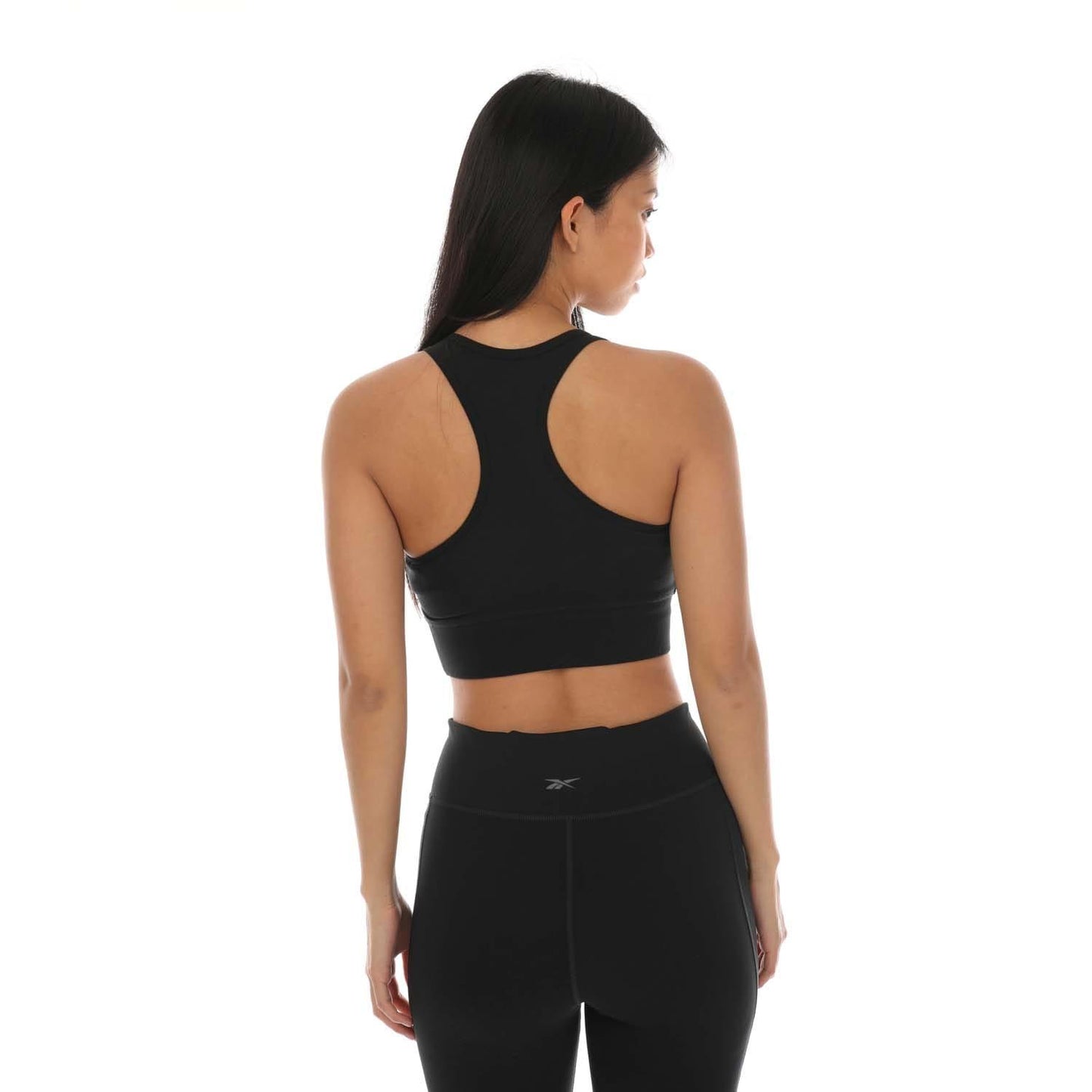 Black - Back - Reebok Womens-Ladies Identity Sports Bra
