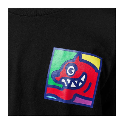 Black - Side - ICECREAM Mens Pop Art Cotton Relaxed Fit T-Shirt