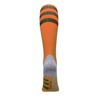 Orange-Olive - Back - Adidas Mens Traxion Rugby Socks