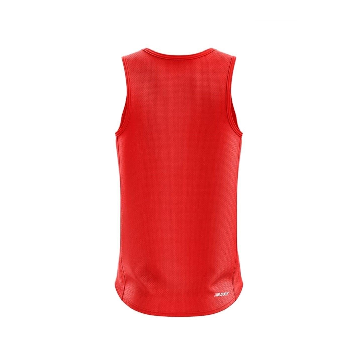 High Risk Red - Back - New Balance Childrens-Kids Scoop Neck Vest Top