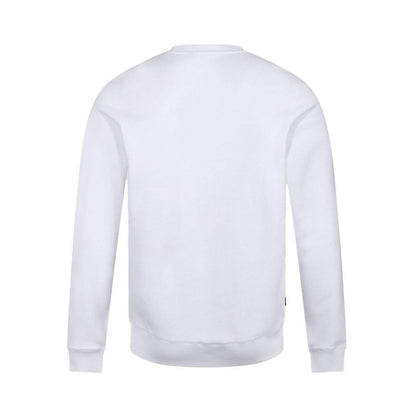 White-Black - Back - Luke Mens Lettering Sweatshirt