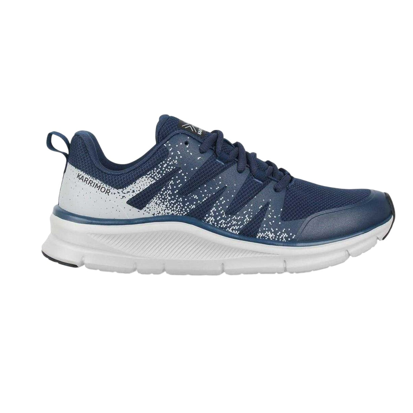 Navy-Light Grey - Side - Karrimor Mens Duma Hm Mesh Trainers