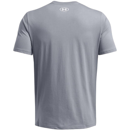 Grey - Back - Under Armour Mens Sportstyle Performance Workout T-Shirt