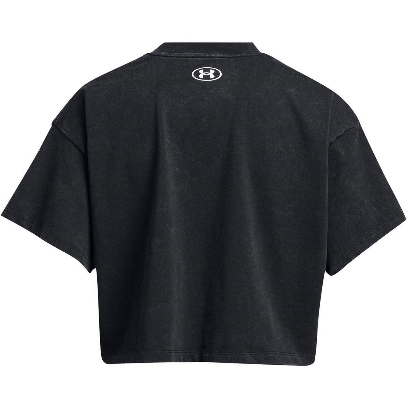Black - Back - Under Armour Womens-Ladies Boyfriend Short-Sleeved T-Shirt