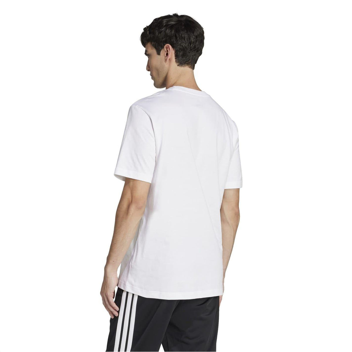 White - Back - Adidas Mens Regular Tennis T-Shirt