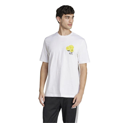 White - Pack Shot - Adidas Mens Regular Tennis T-Shirt
