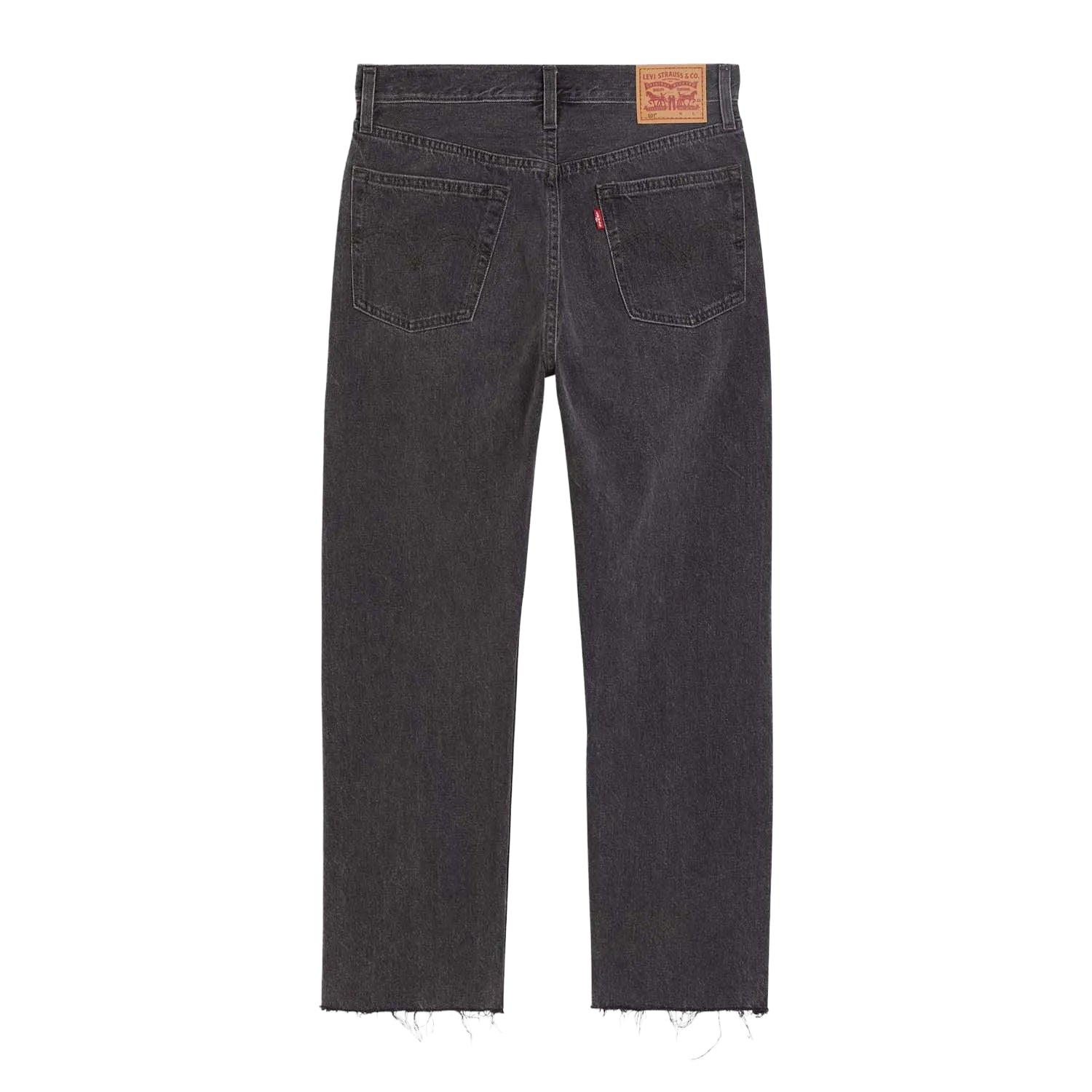 Black - Back - Levis Womens-Ladies Get Off My Cloud Crop Jeans
