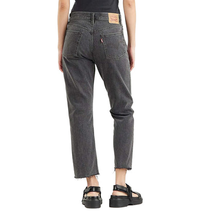 Black - Lifestyle - Levis Womens-Ladies Get Off My Cloud Crop Jeans