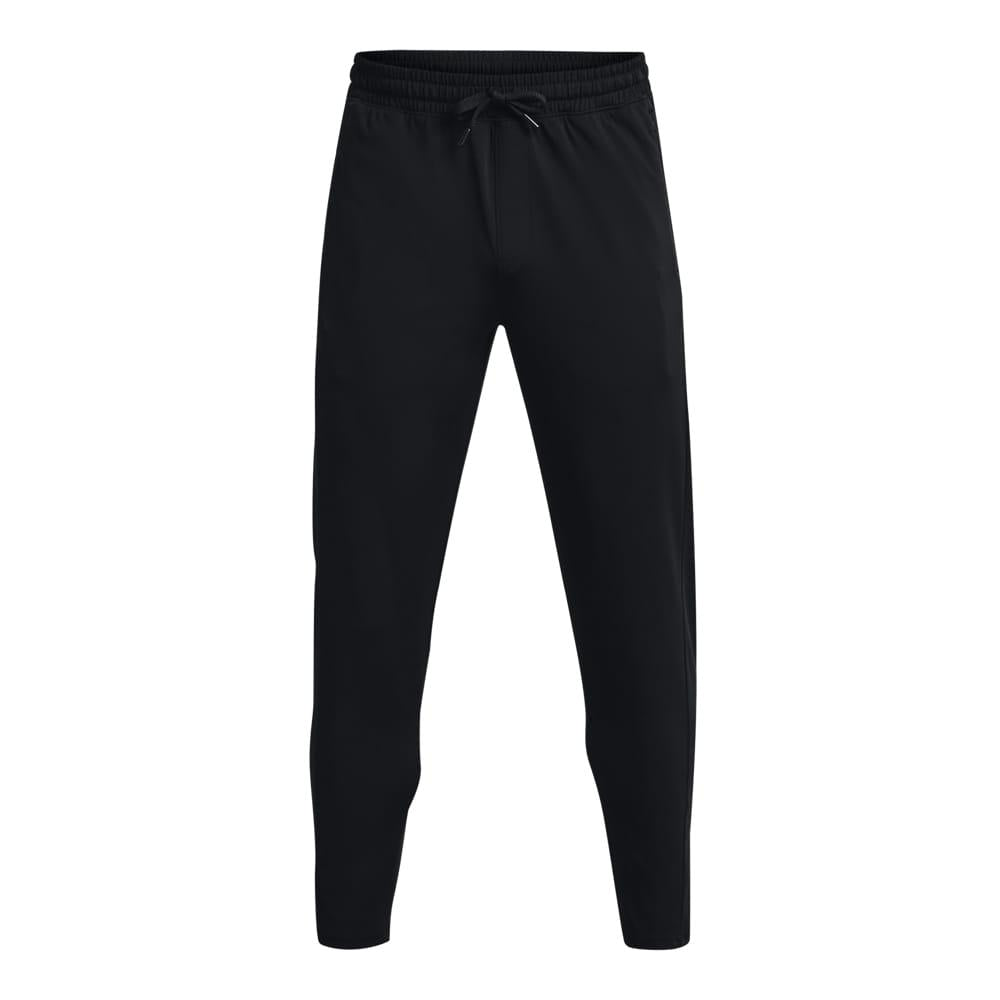 Black - Front - Under Armour Unisex Adult Meridian Tapered Leg Jogging Bottoms