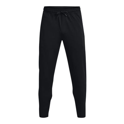 Black - Front - Under Armour Unisex Adult Meridian Tapered Leg Jogging Bottoms