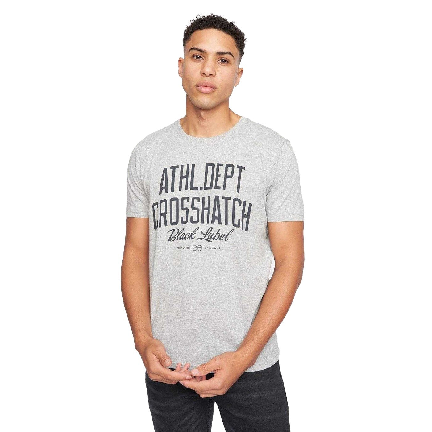 Multicoloured - Pack Shot - Crosshatch Mens Luckmoore Cotton Short-Sleeved T-Shirt (Pack of 5)