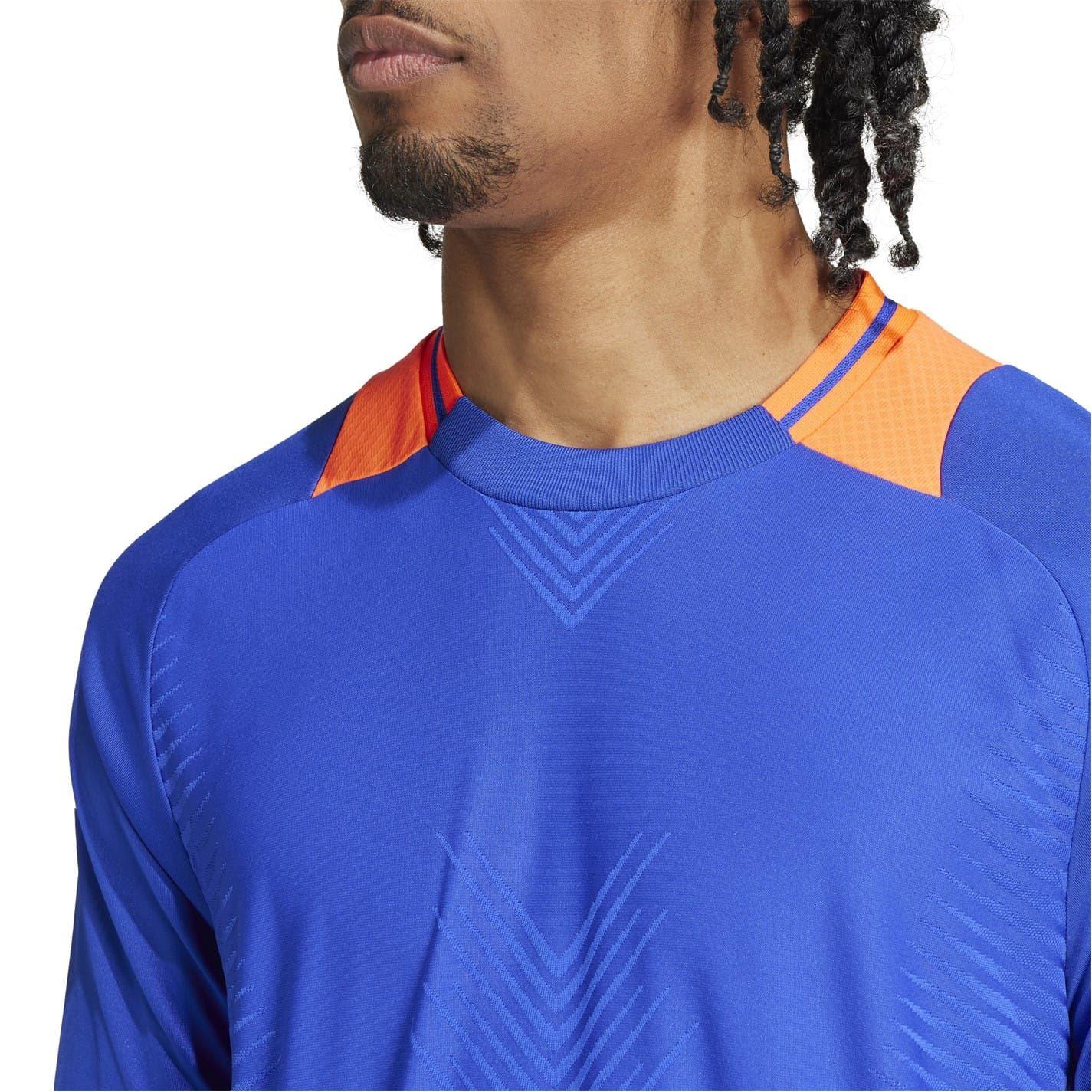 Blue - Side - Adidas Mens Tiro 24 Raglan T-Shirt