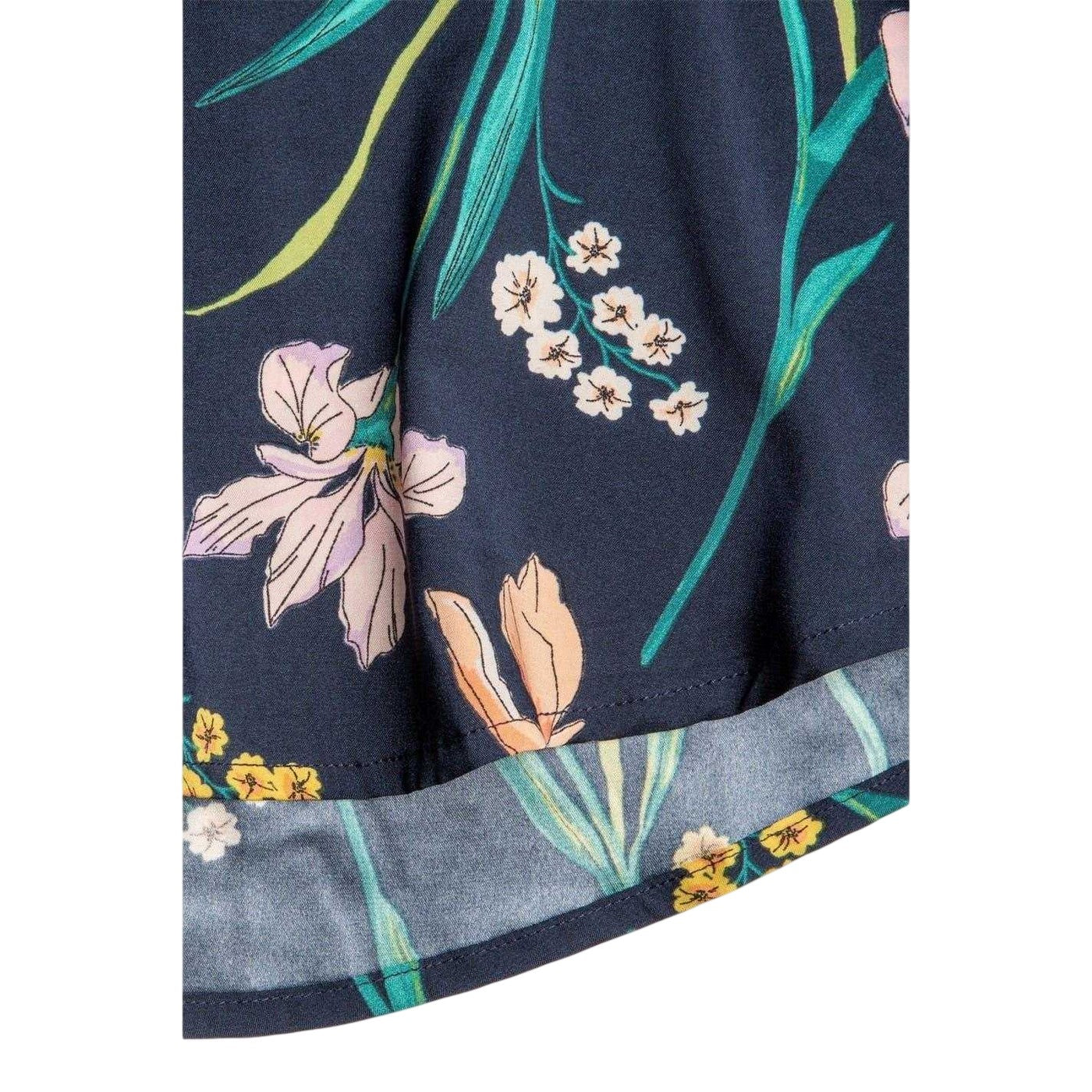 Navy - Side - PJ Salvage Womens-Ladies Pyjama Set