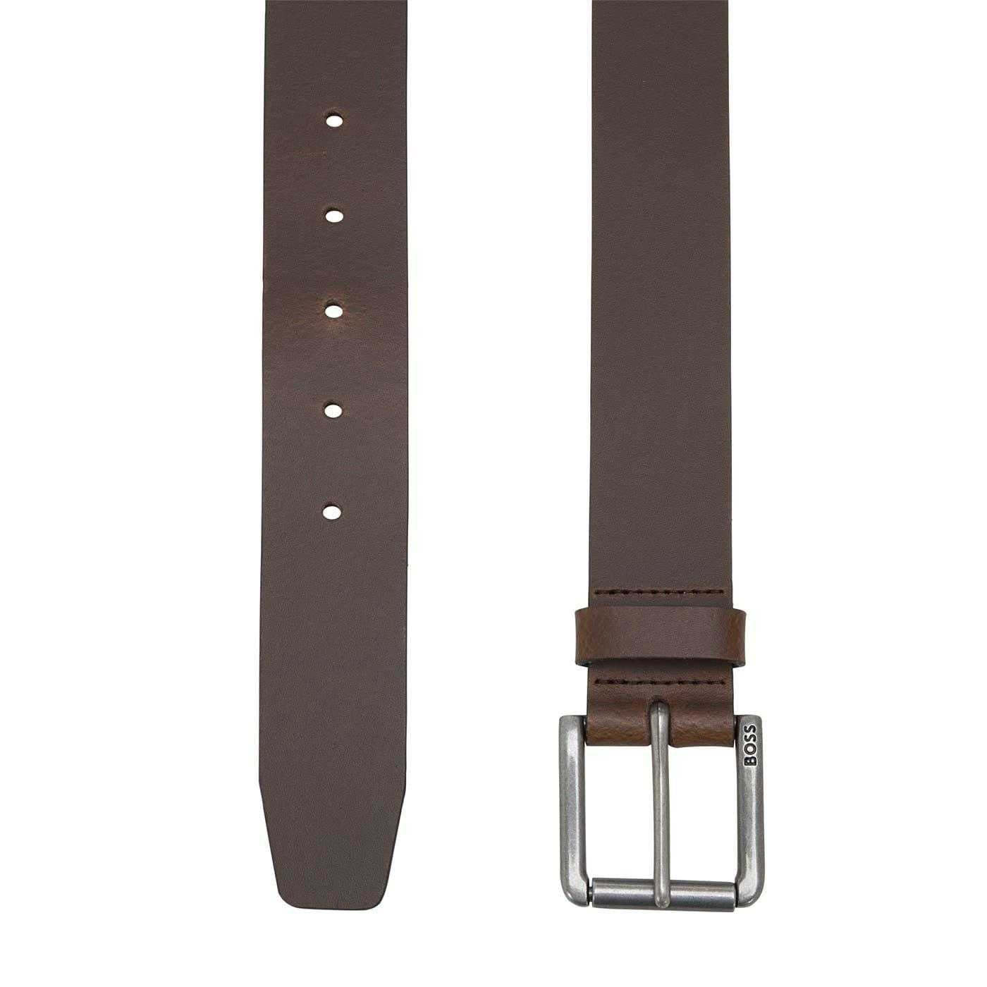 Dark Brown - Back - Boss Mens Belt
