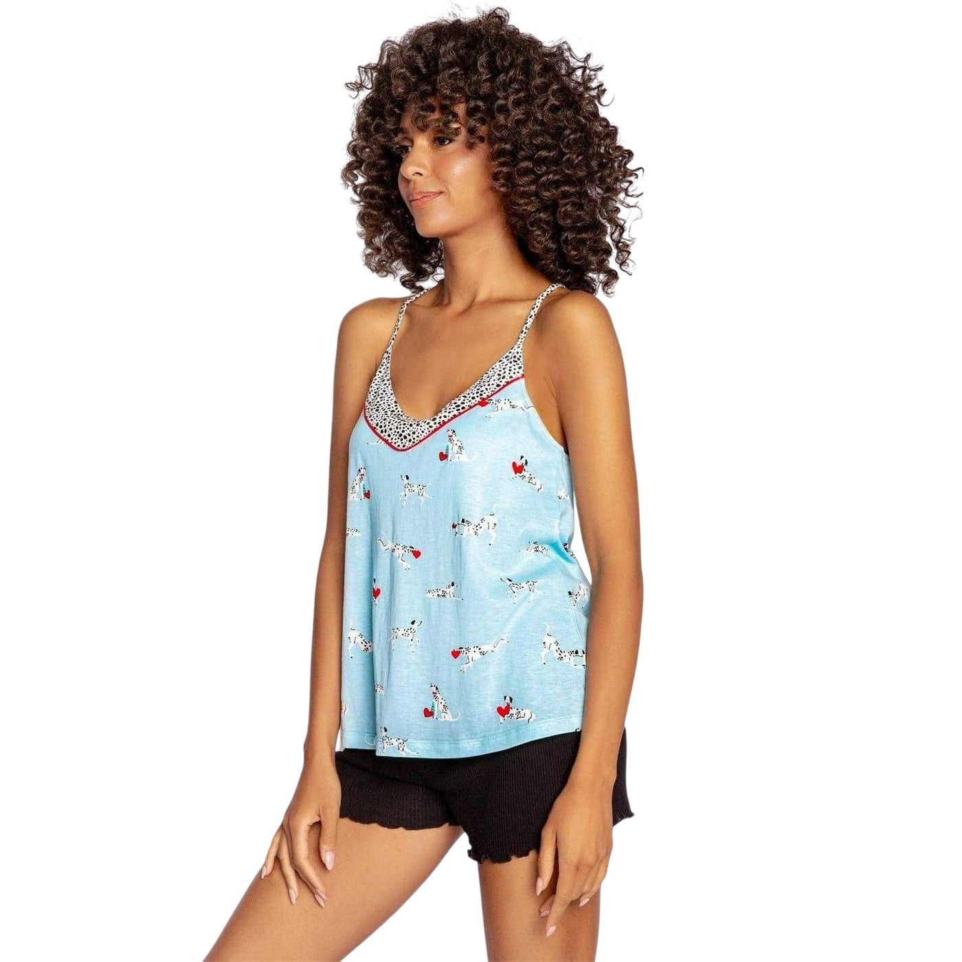Aqua - Lifestyle - PJ Salvage Womens-Ladies Dalmatian Print Camisole