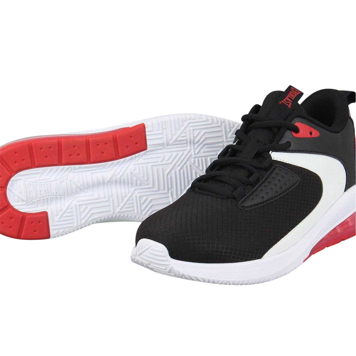 Black-White-Red - Side - Everlast Mens Swish Lightweight Trainers