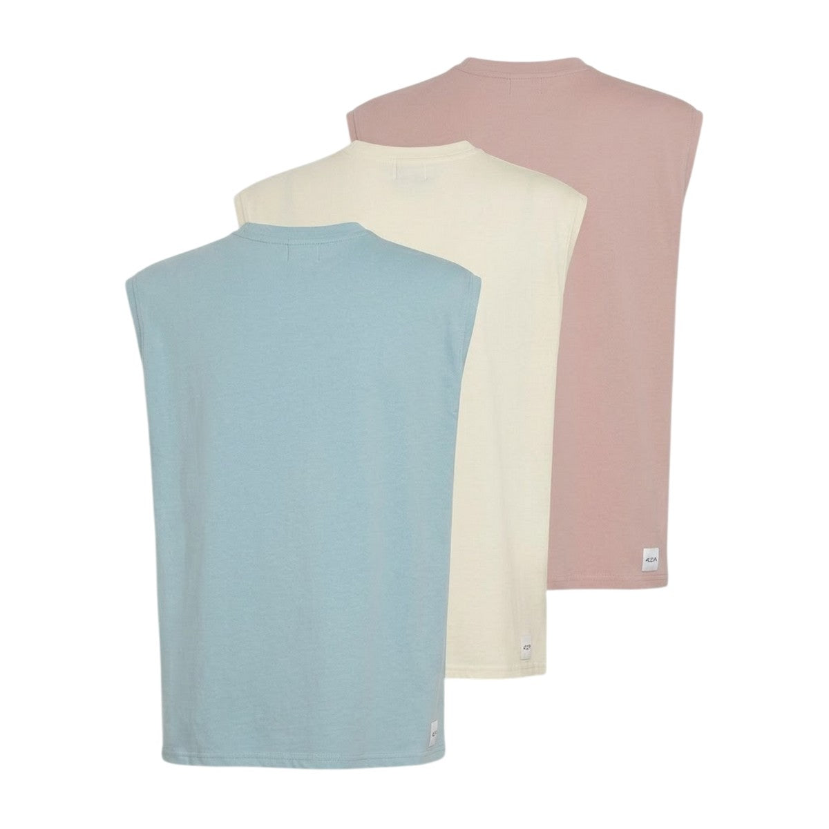 Blue-Pink-Stone - Back - Native Youth Mens Vest Top (Pack of 3)
